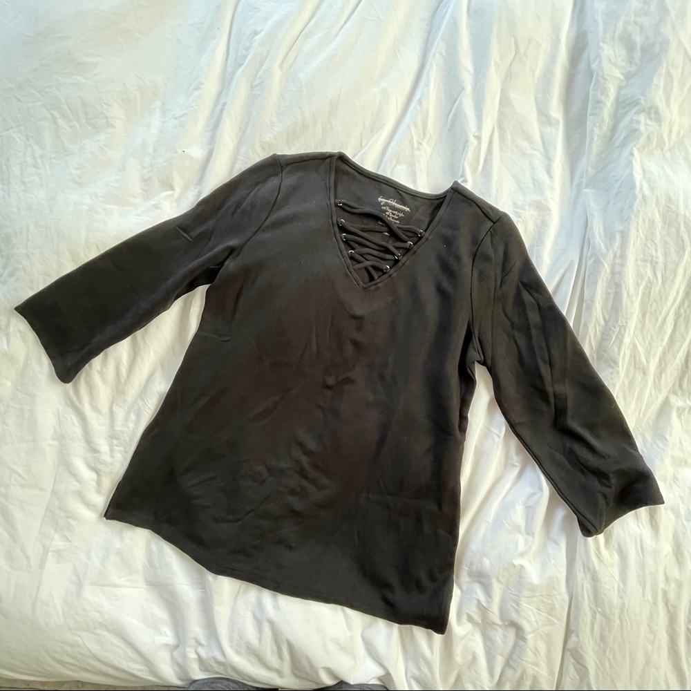 Black Chico’s Blouse